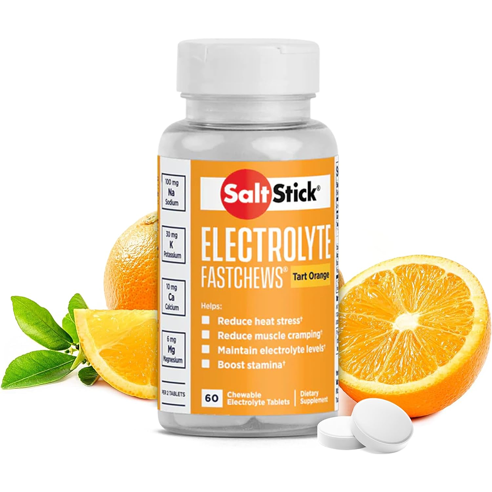 Saltstick Masticable Naranja Electrolitos 60 unidades